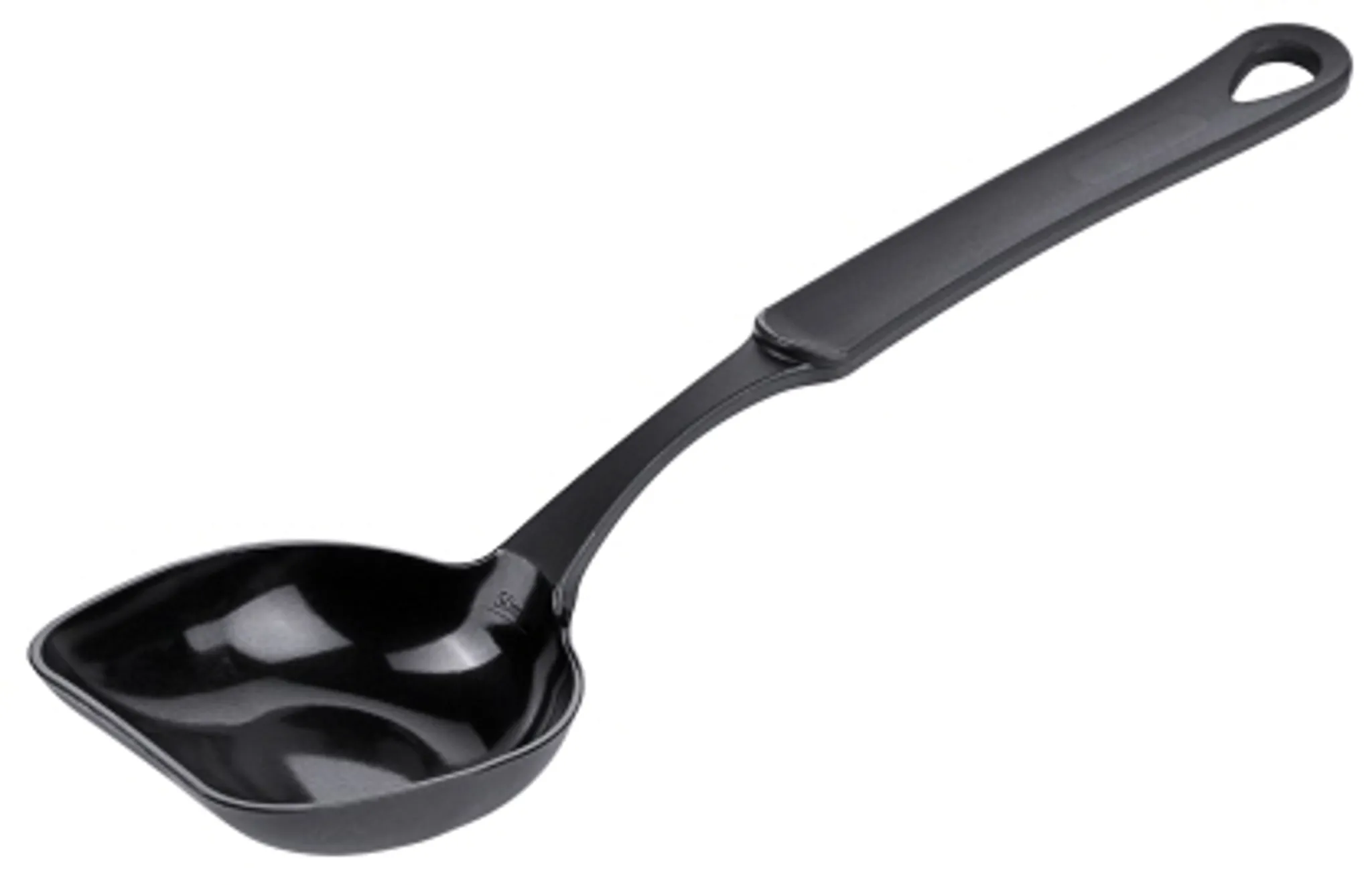 Servierlöffel, tief – aus Polyamid, schwarz, 30 cm