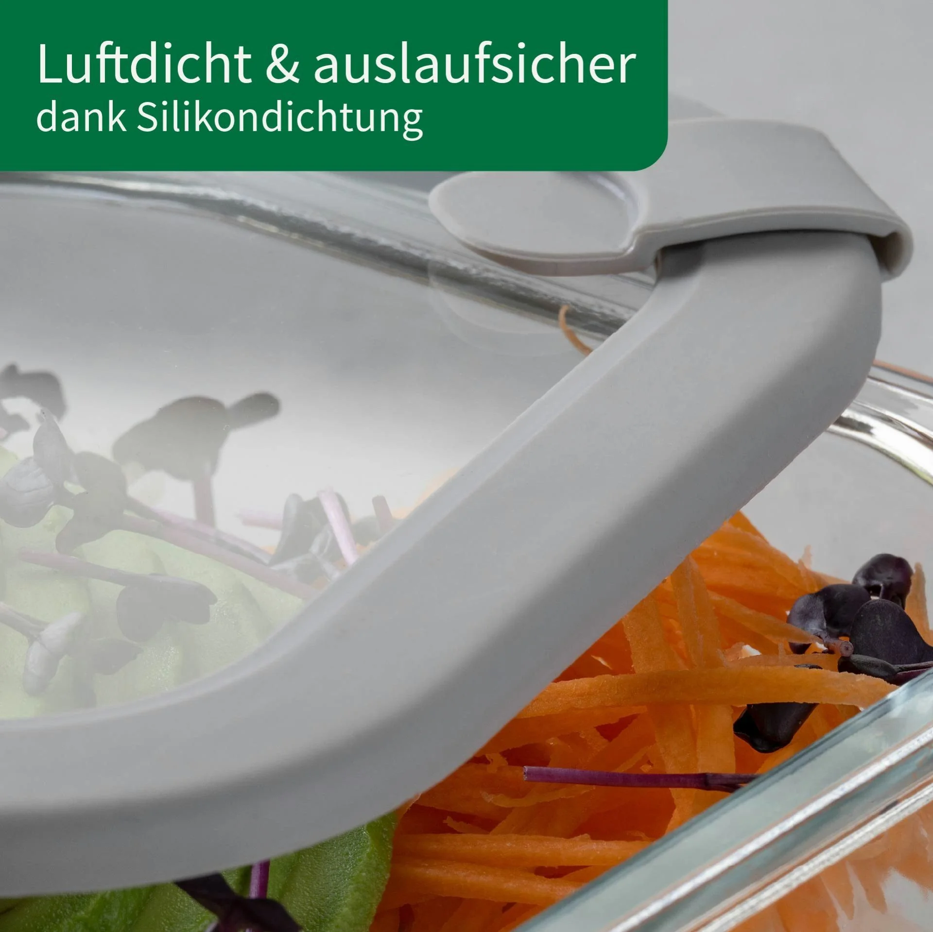 CHEFKOCH TRIFFT FACKELMANN Vorratsdose aus Glas Frischhaltedose