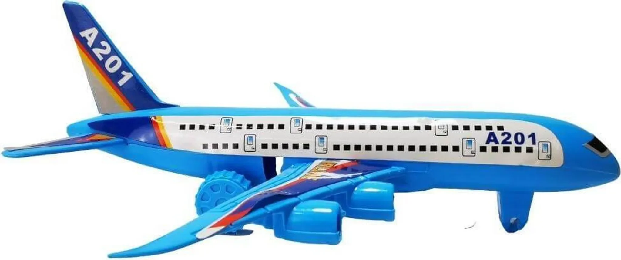 Spielzeug-Flugzeug für Kinder – blau