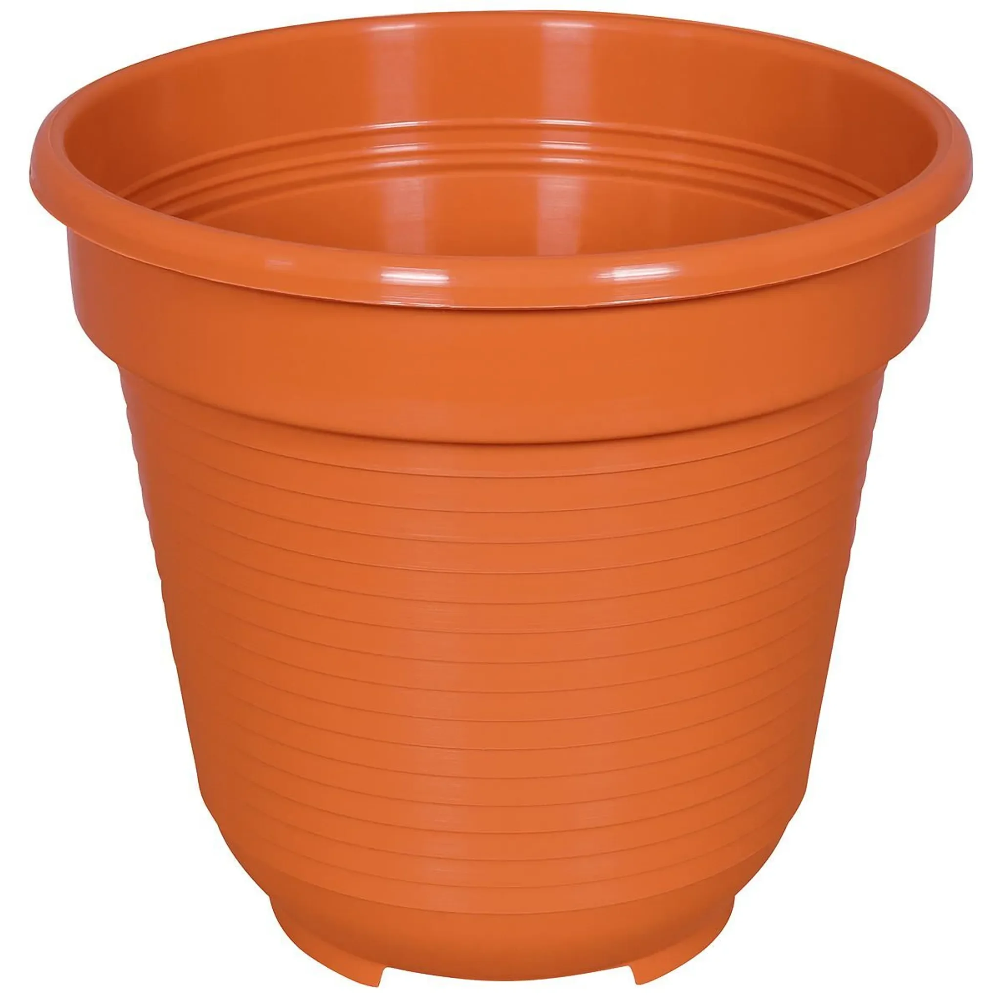 Geli Blumentopf STANDARD – Ø 10 cm, Terracotta (Kunststoff)