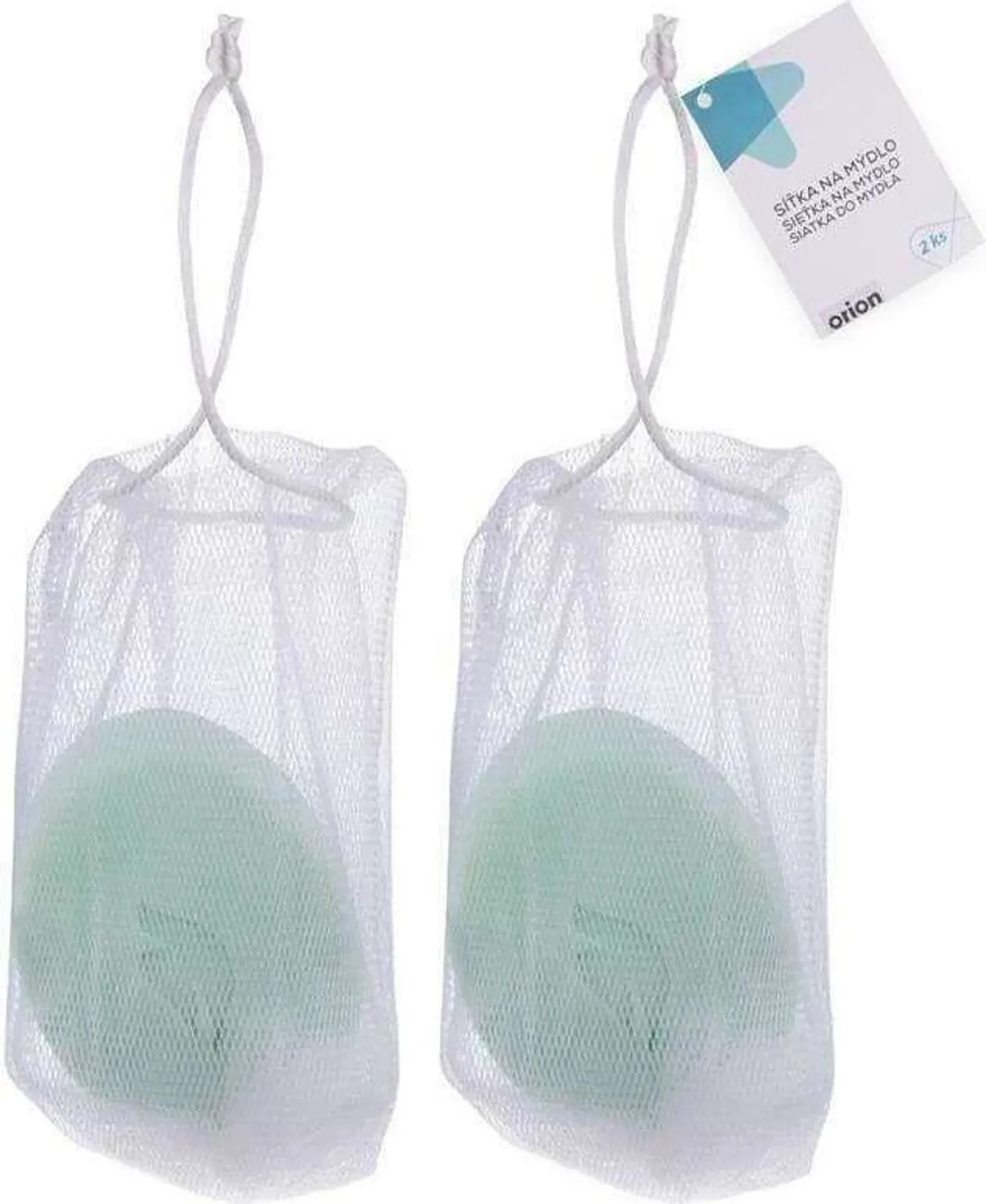 ORION Seifenbeutel Seifennetz zum Aufhängen – 2 Stück