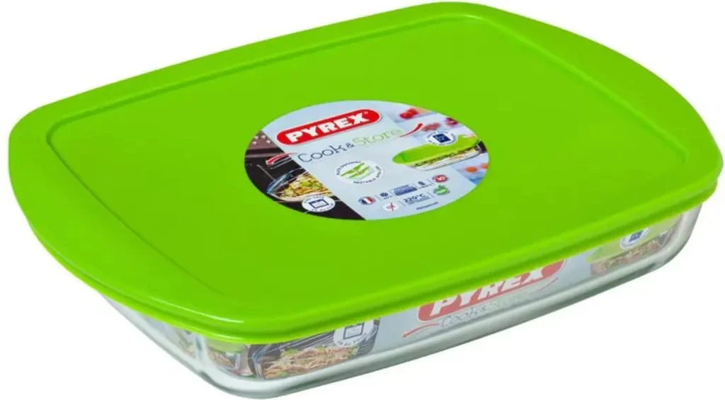 Pyrex Cook Store Schüssel mit Deckel 1,7 l 28 x 20 cm