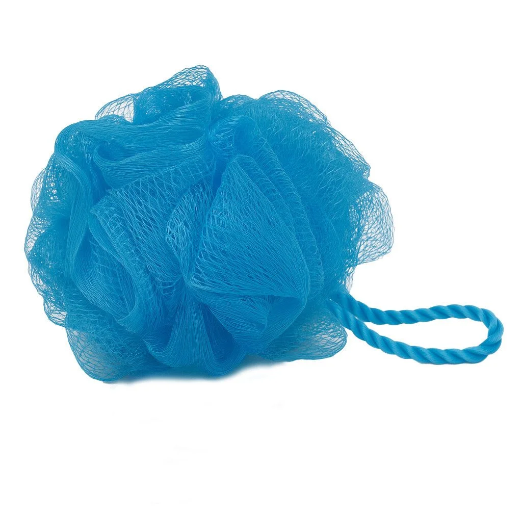 Duschschwamm aus Nylon – 12 cm, sanftes Peeling & Massage