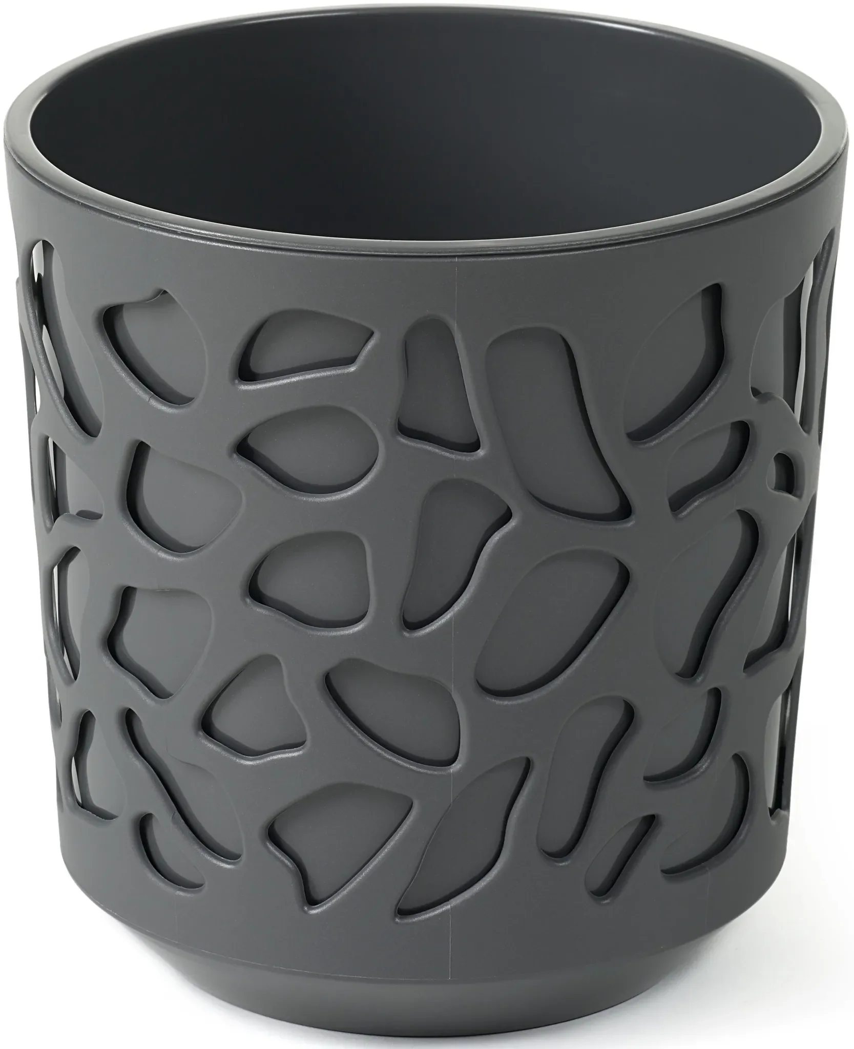 Blumentopf / Übertopf „DUET“ – anthrazit, zweifarbig