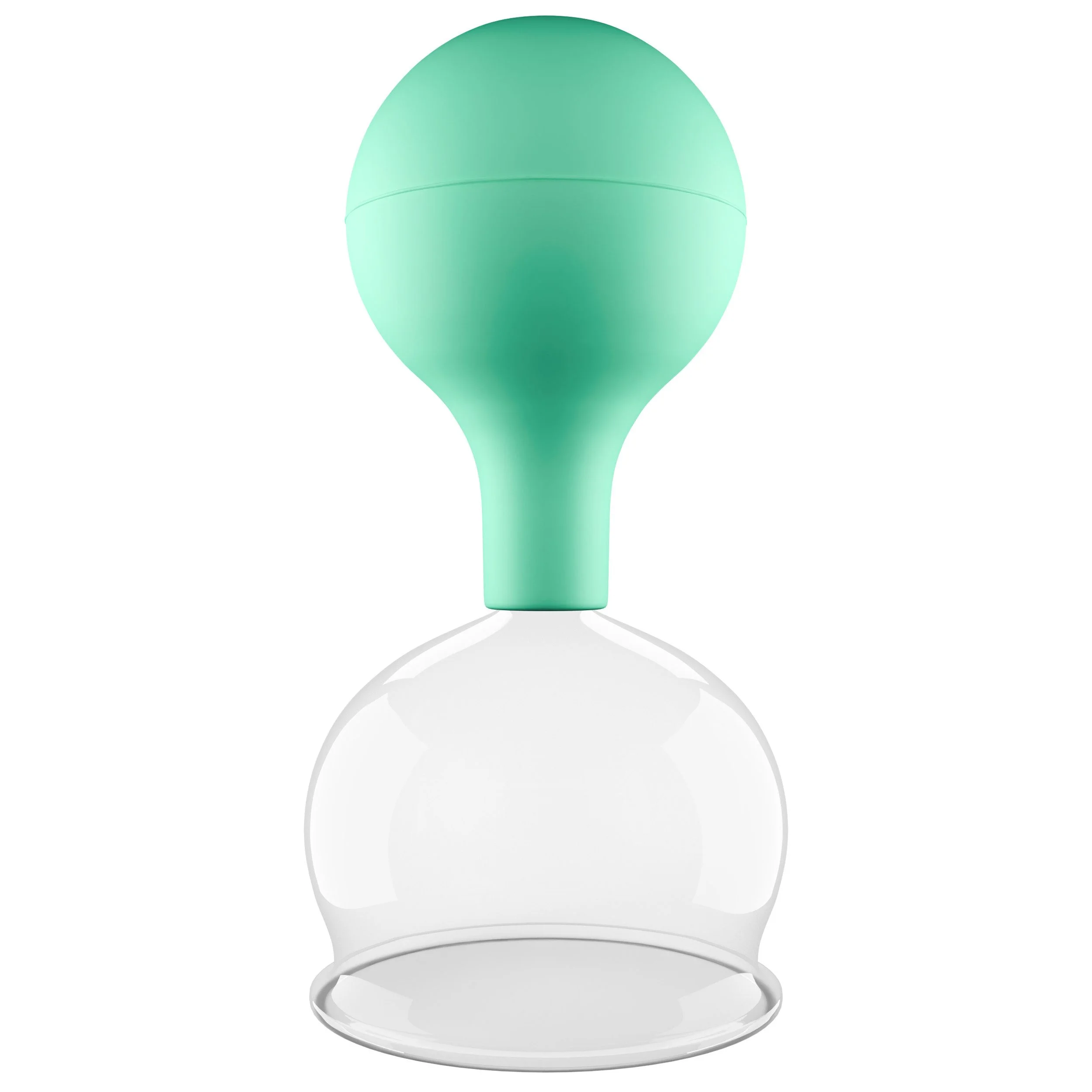 Vakuum-Massager Schröpfglas aus Echtglas