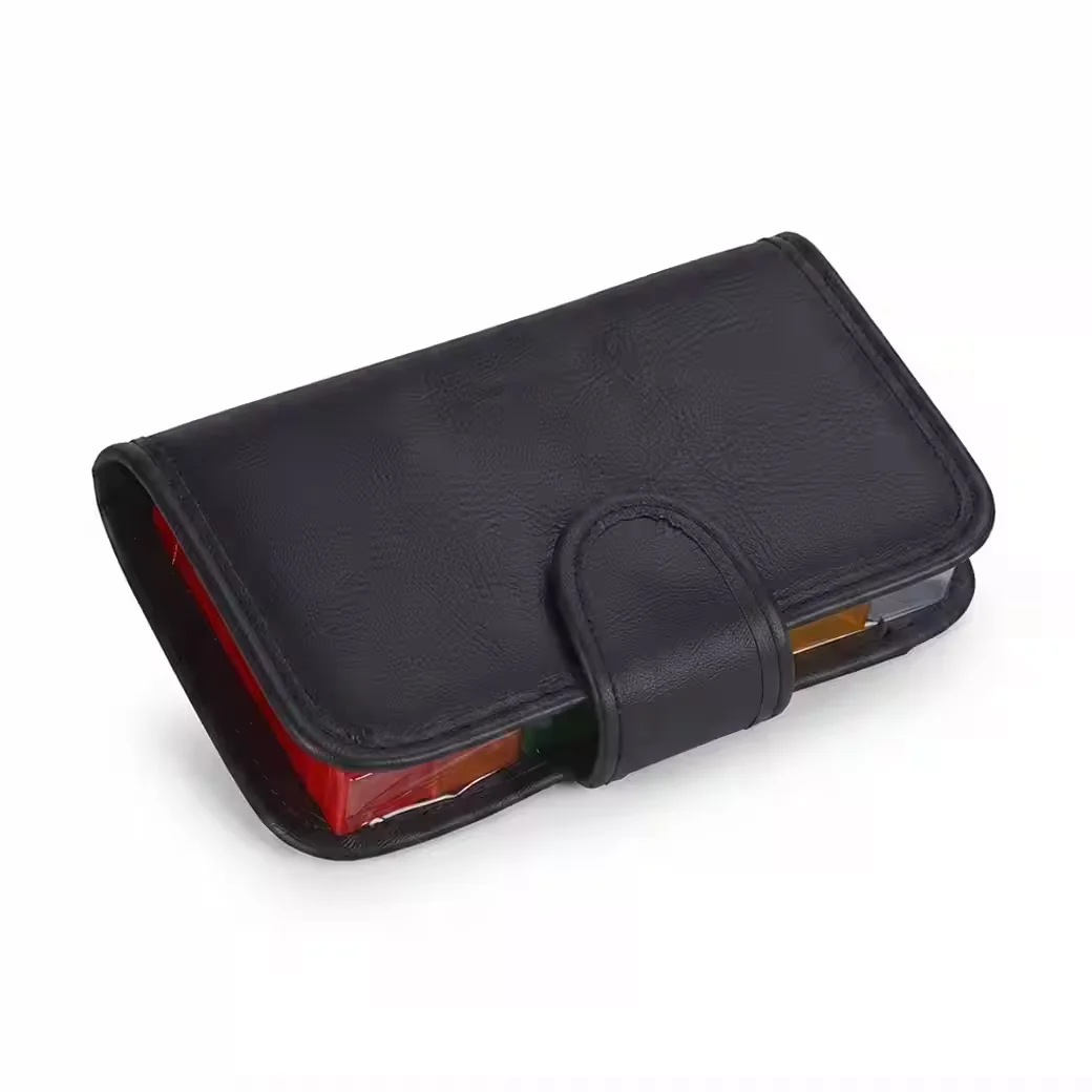 Relaxdays Pillendose Tablettenbox 7 Tage mit Etui Wochendosierer