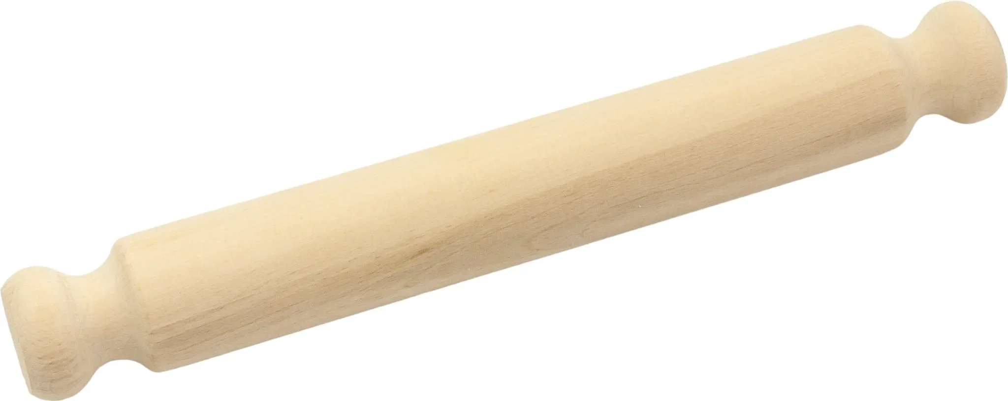 Holz-Teigroller für Pizza & Gebäck – 30 cm