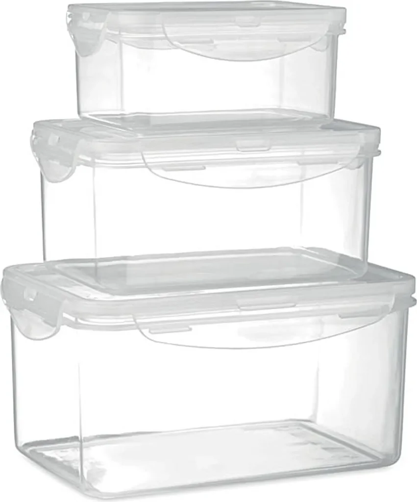 Sonstige Vorratsdosen Frischhaltedosen 3 Stück luftdicht 550-2350 ml