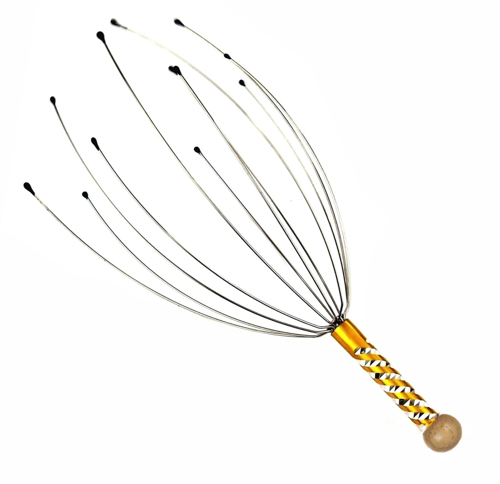 TROPPA Massagegerät Relax Metall Kopfmassage Spinne