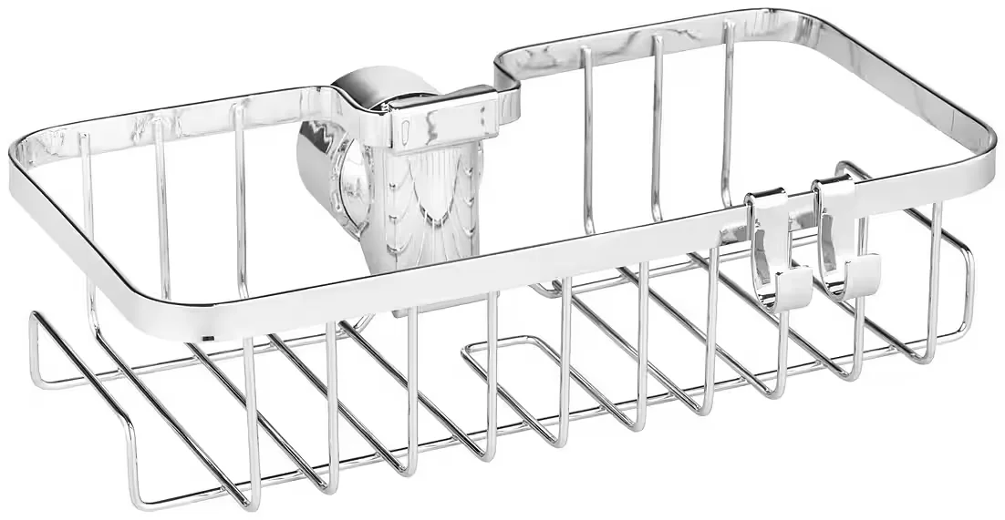 WENKO Duschablage Floresta eckig Duschstangen Caddy