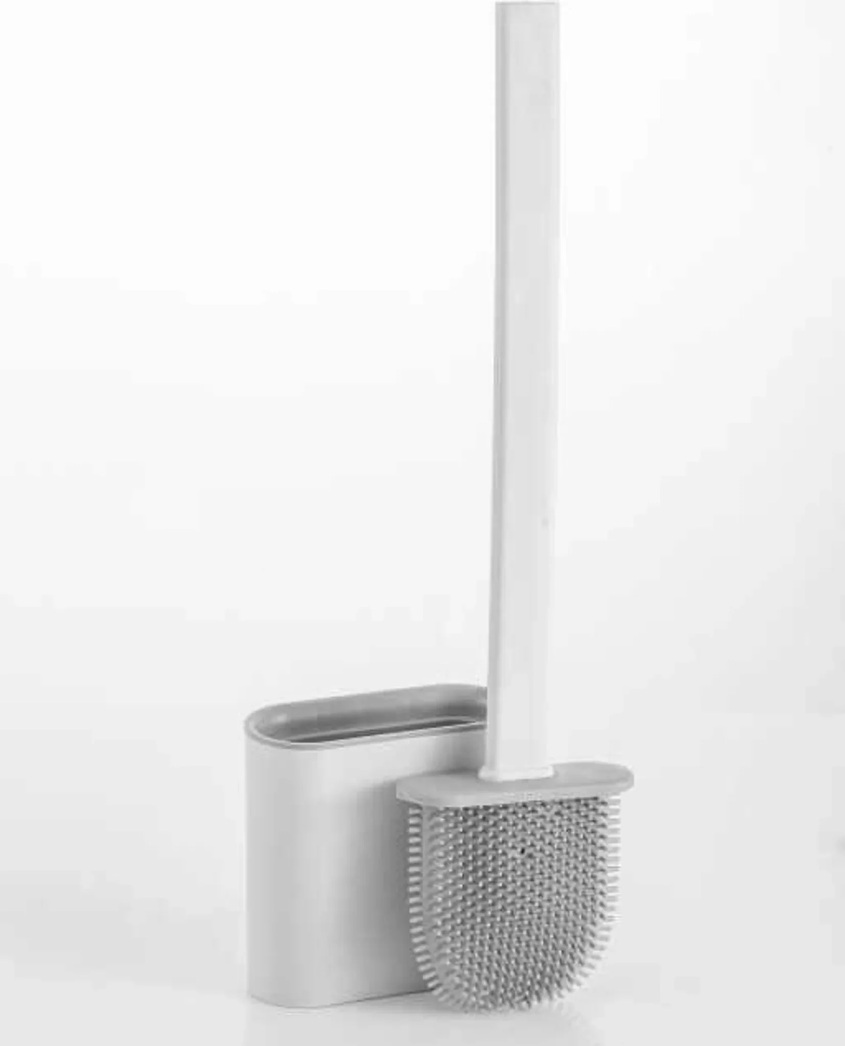 Silikon-Toilettenbürste SANA – Mattweiß