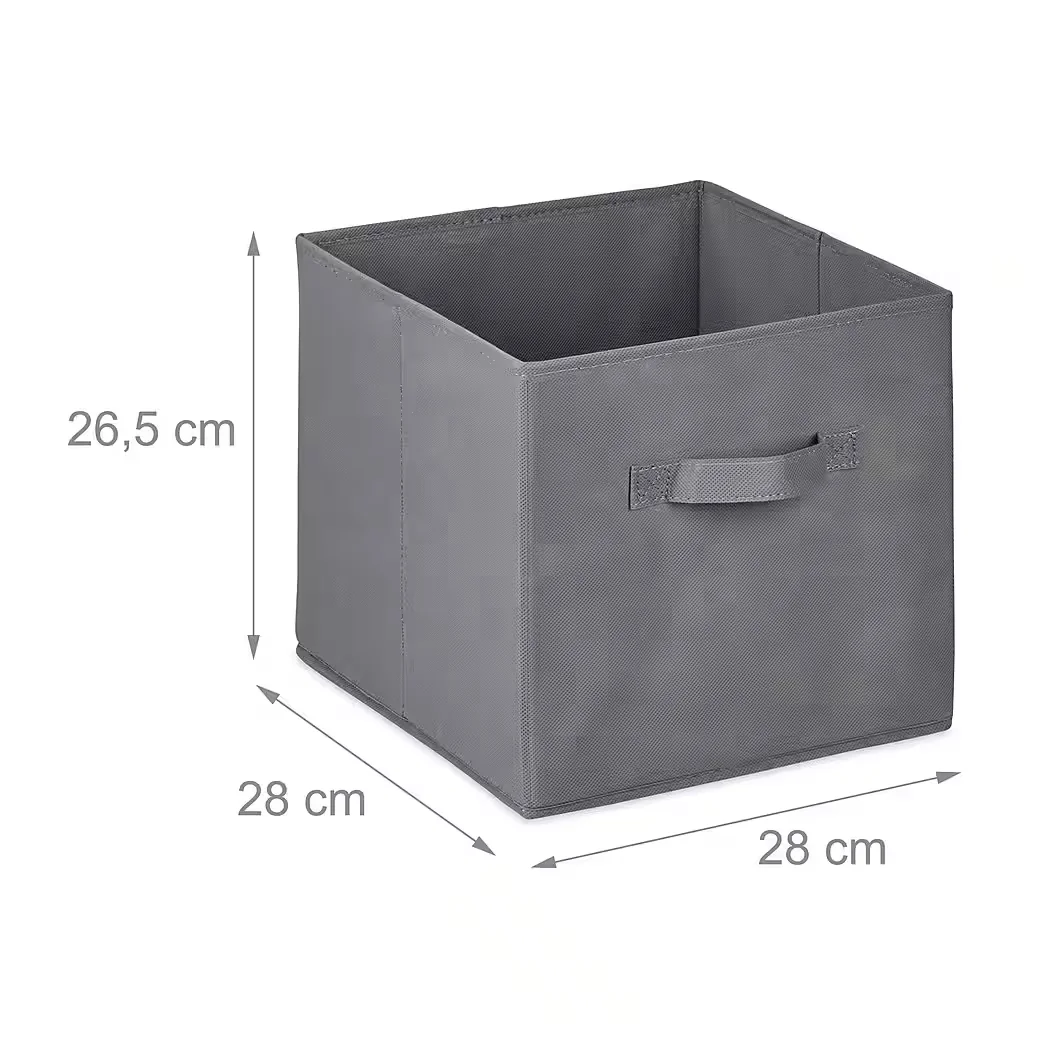 Relaxdays Aufbewahrungsboxen 6er Set Faltboxen Regal Schrank