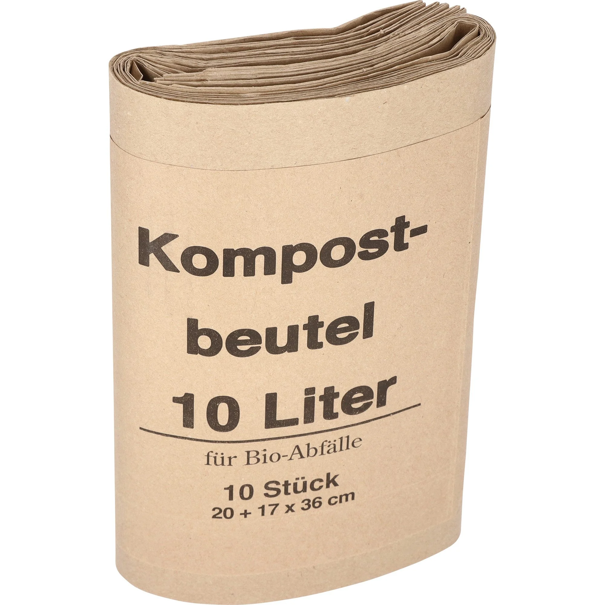 SOENNECKEN Papierkorb Müllsack Papier braun 20+16x36 cm 10 Stück