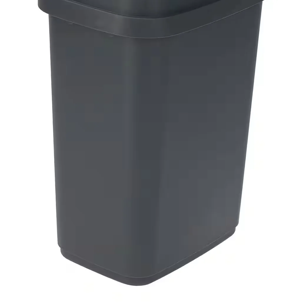 MOJAWO Schwingdeckeleimer 17L Kunststoff mit Aschenbecher