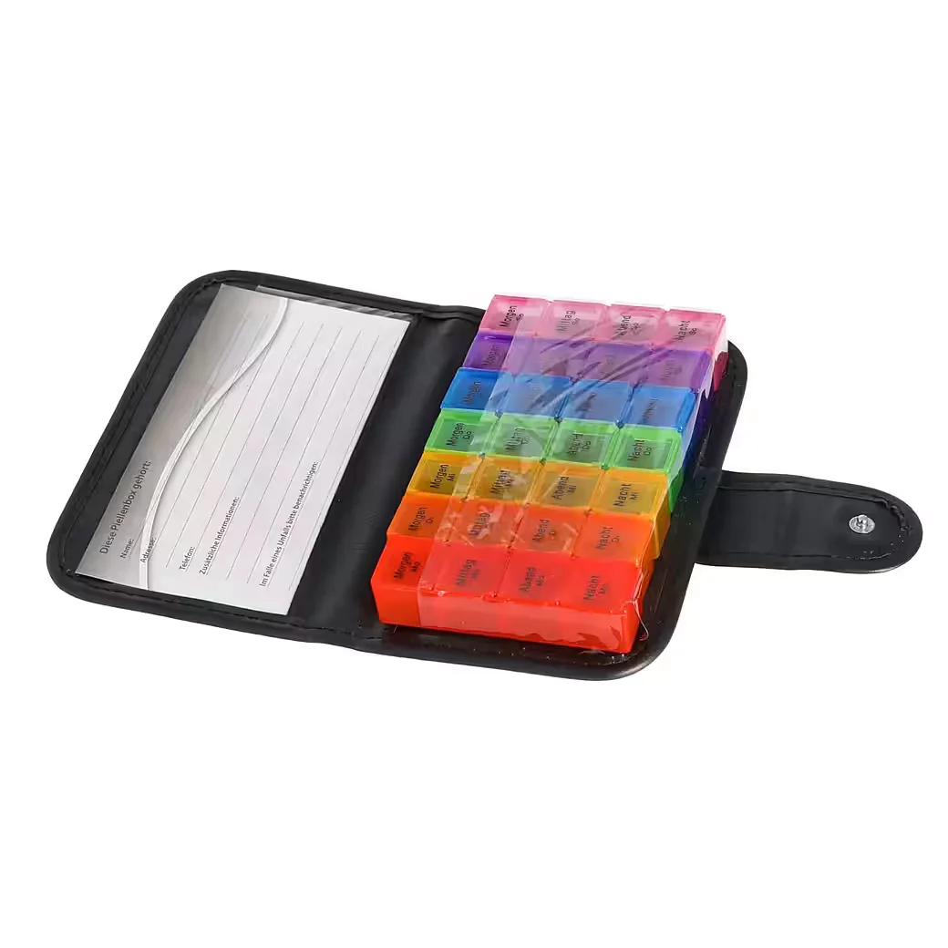 HAC24 Pillendose Pillenbox Tablettenbox Medikamentenbox