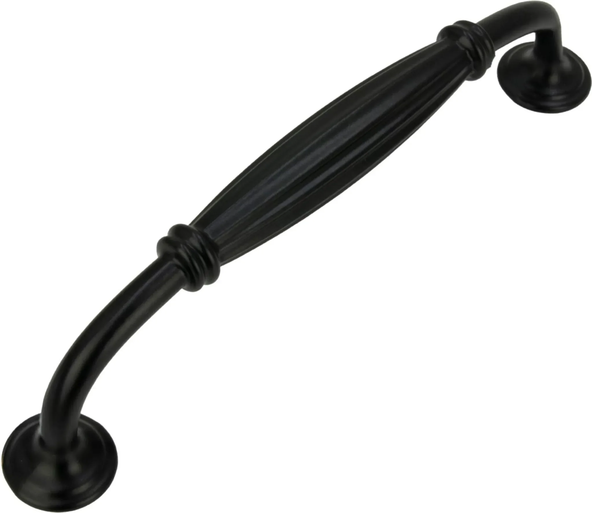 Möbelgriff – Schwarz matt, BA 128 mm