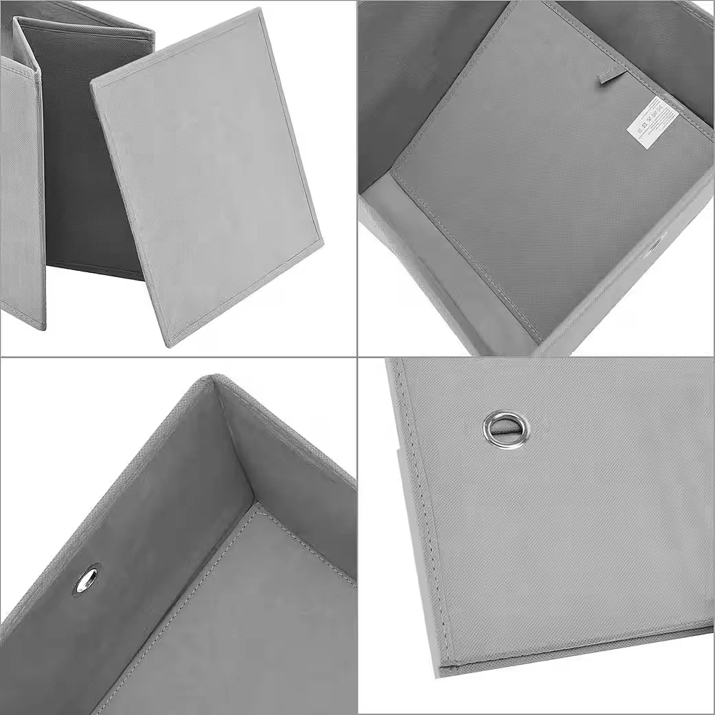 YOUYIJIA Aufbewahrungsboxen Set 10 faltbar 32 x 32 x 32 cm
