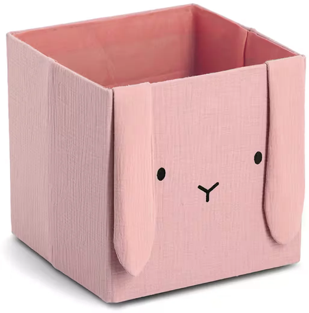 ZELLER PRESENT Aufbewahrungsbox Hase aus Musselin für Kinderzimmer