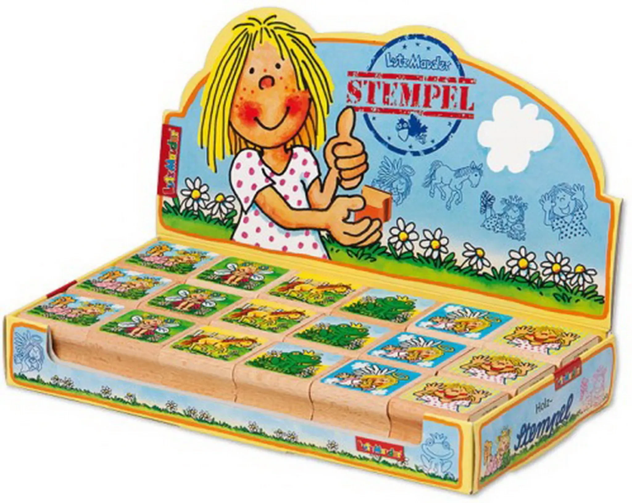 Stempelmotive Mädchen – Display mit 18 Stück