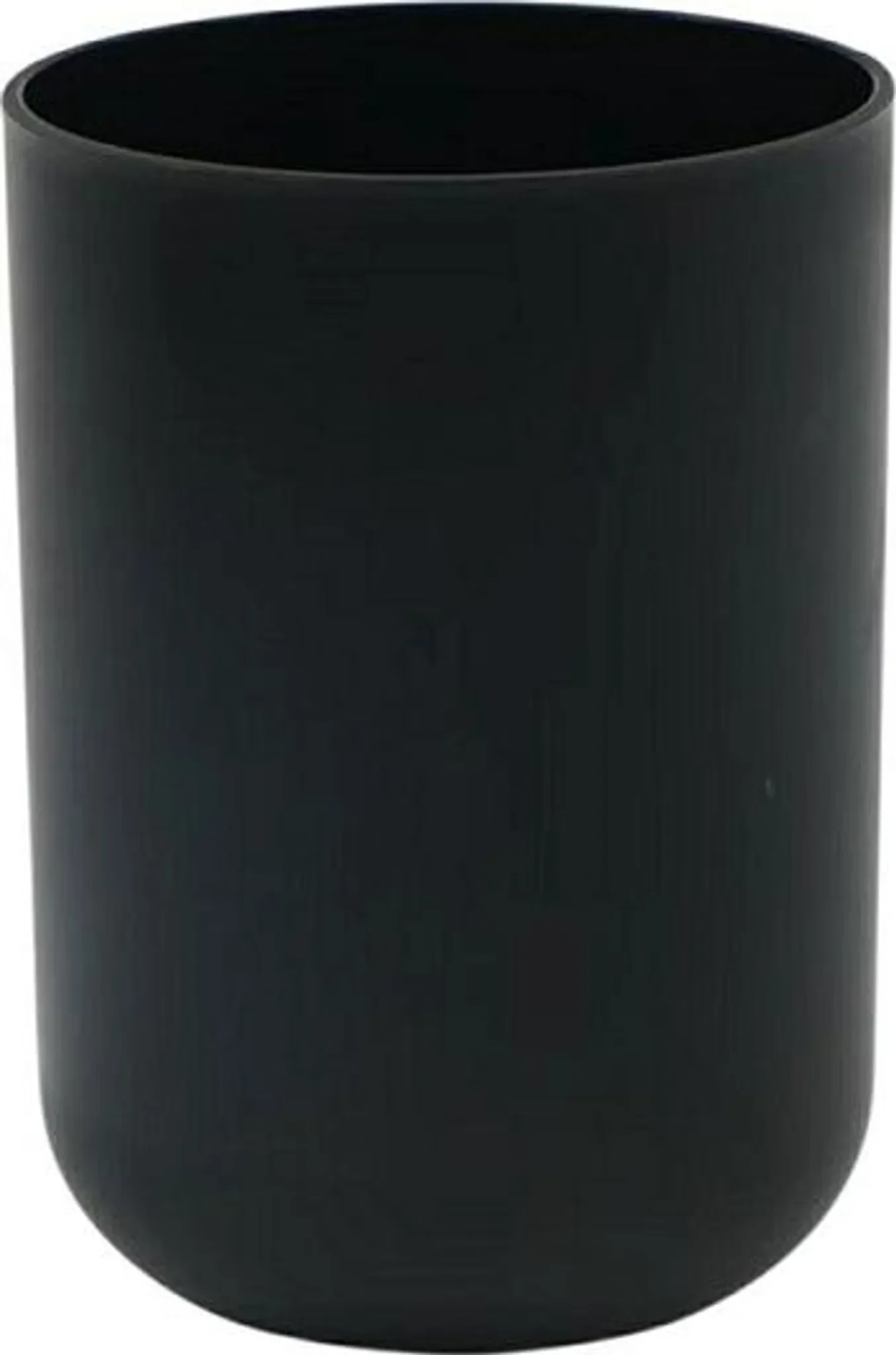 Badezimmerbecher LAGO – Schwarz