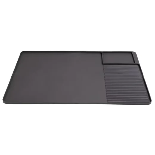 Gravidus Silikon Abtropfmatte 59x40 cm anthrazit hitzebeständig