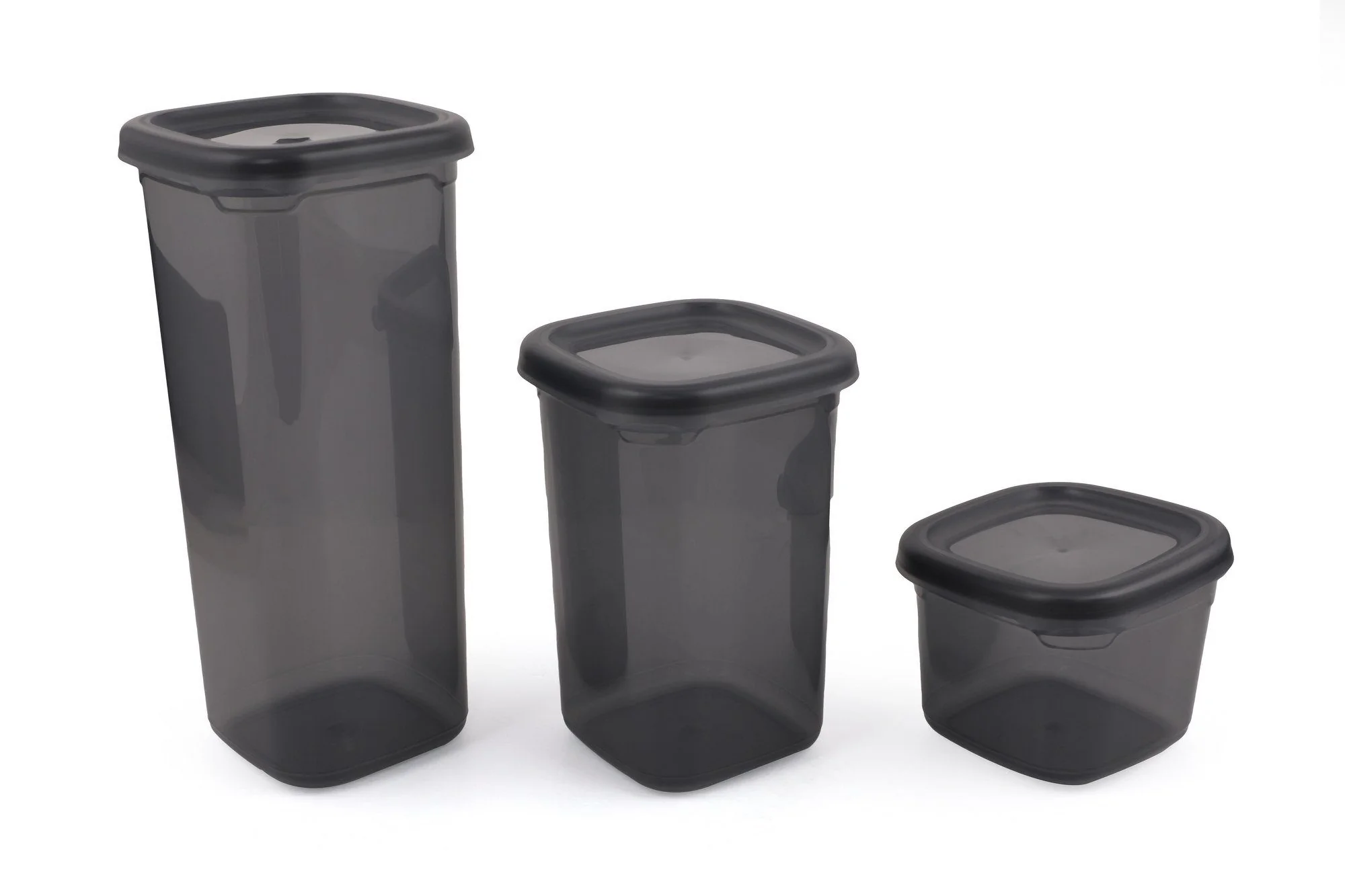 HERMIA CONCEPT Vorratsdosen Kunststoff 1750 ml 6er Set 11x11x23 cm