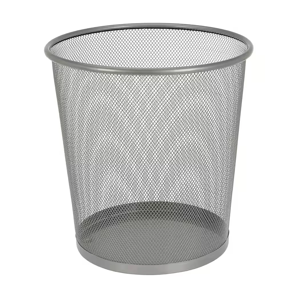 MOJAWO Aschenbecher-Papierkorb Mülleimer Draht 17 L Höhe 30 cm