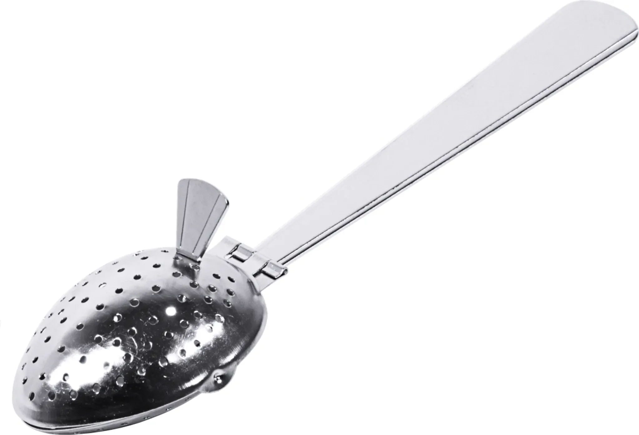 Teesieblöffel aus Edelstahl – hochglänzend