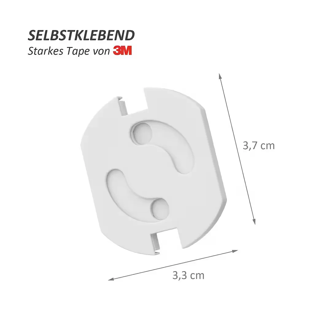 WELLGRO Steckdosensicherung Kindersicherung mit Drehmechanik