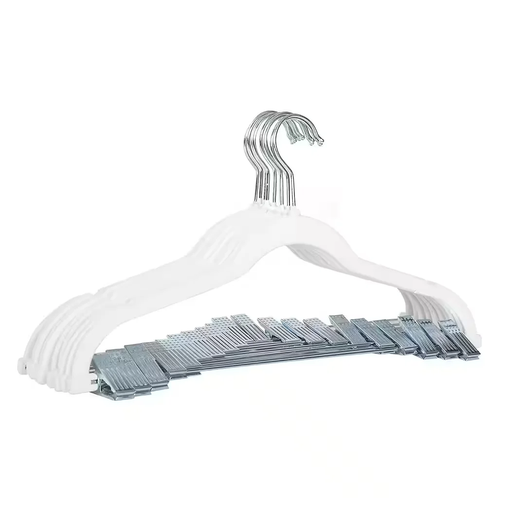 SVITA Kleiderbügel Anzugbügel mit Hosenclips für Anzug und Hose