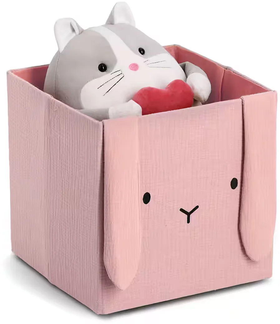 ZELLER PRESENT Aufbewahrungsbox Hase aus Musselin für Kinderzimmer