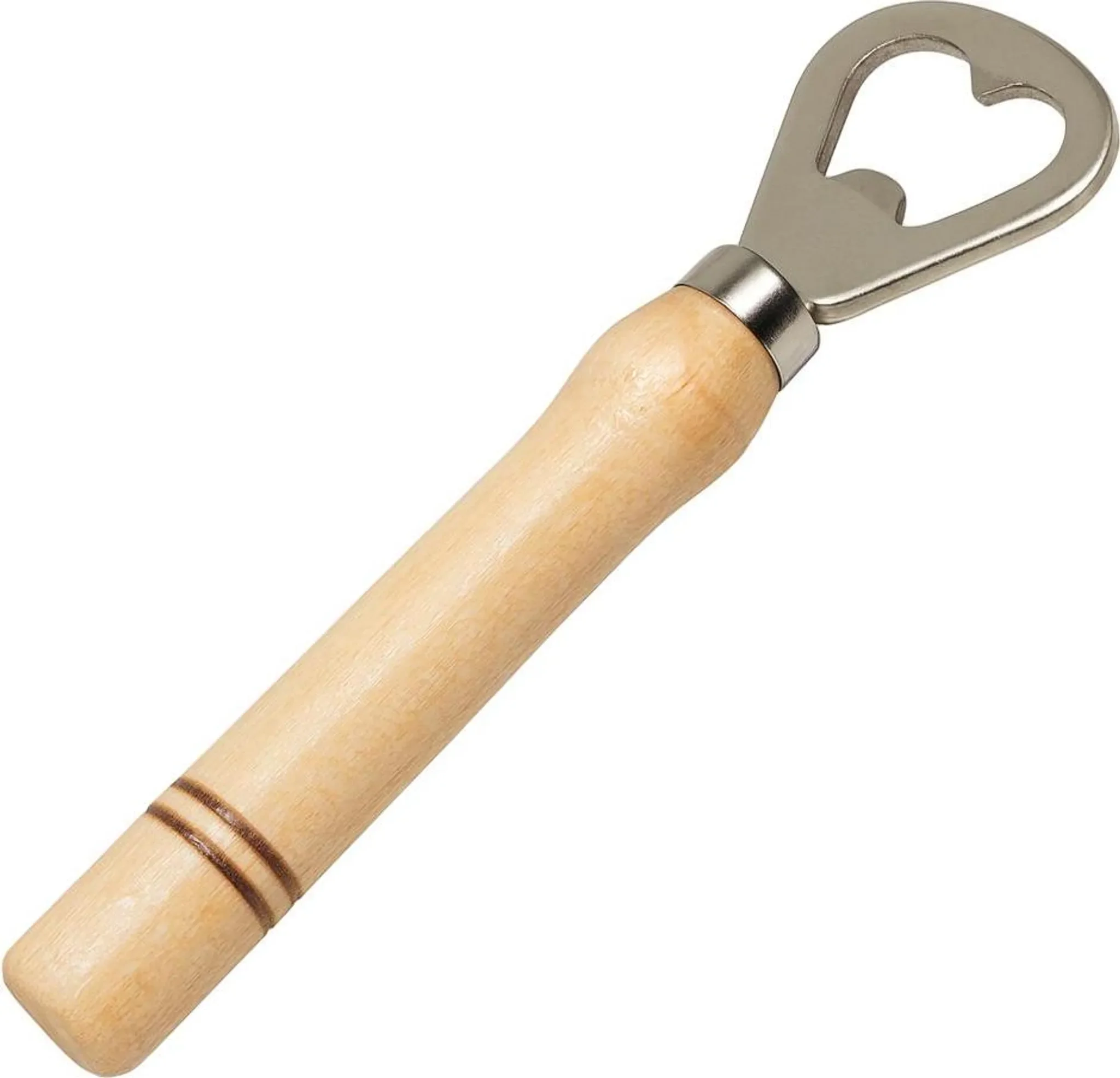 Flaschenöffner mit Holzgriff – manueller Bieröffner