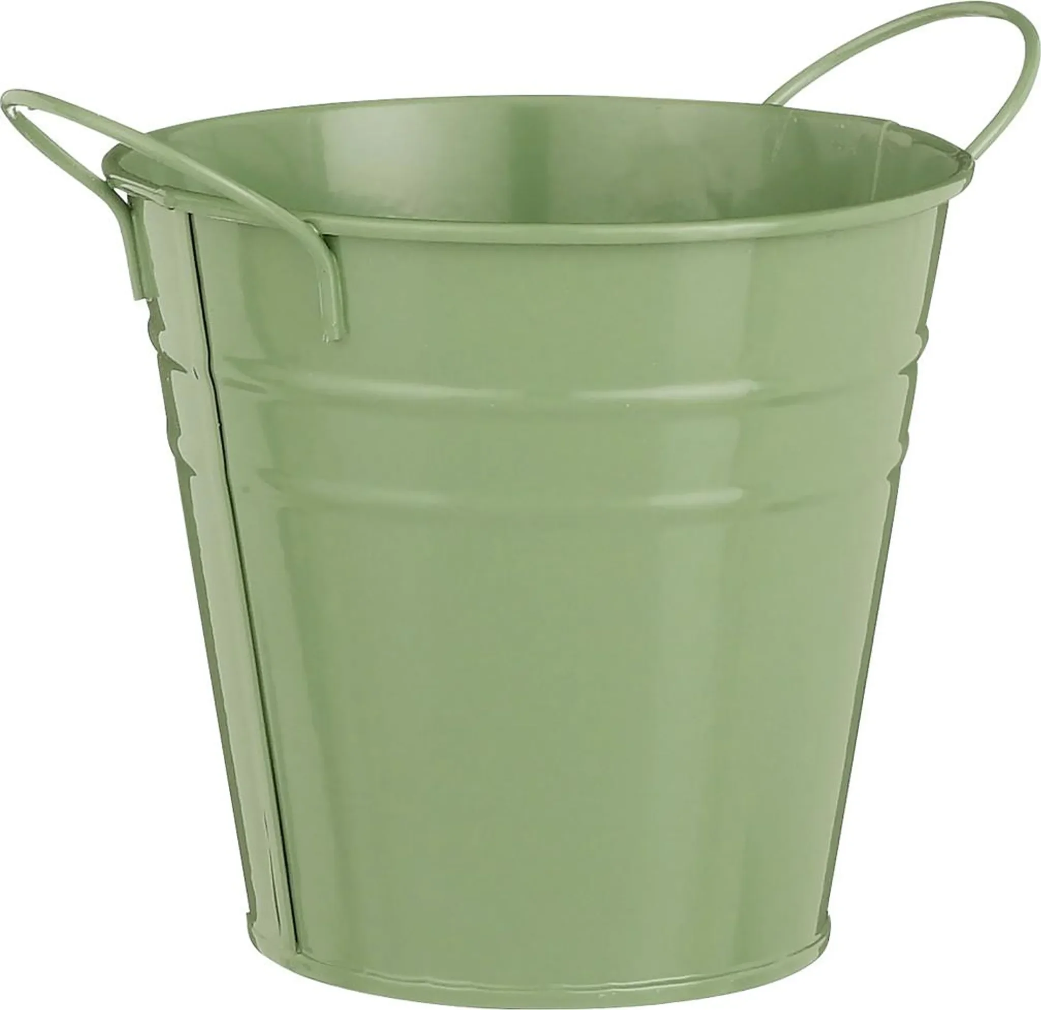 Mica Decorations Blumentopf „Joey“ – Eisen, Grün, Ø 13 × 12 cm