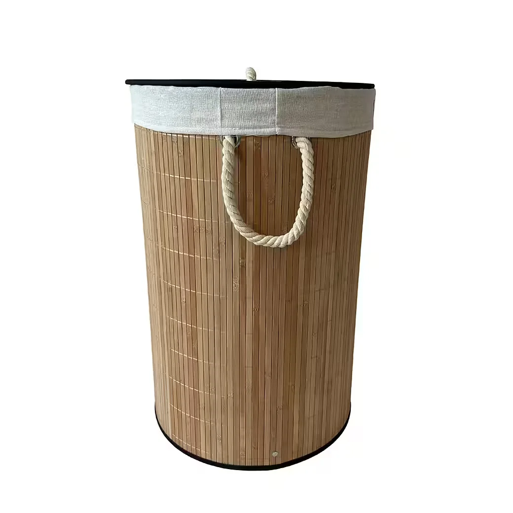 HTI-Living Wäschekorb Briena 66 Liter rund Wäschesammler