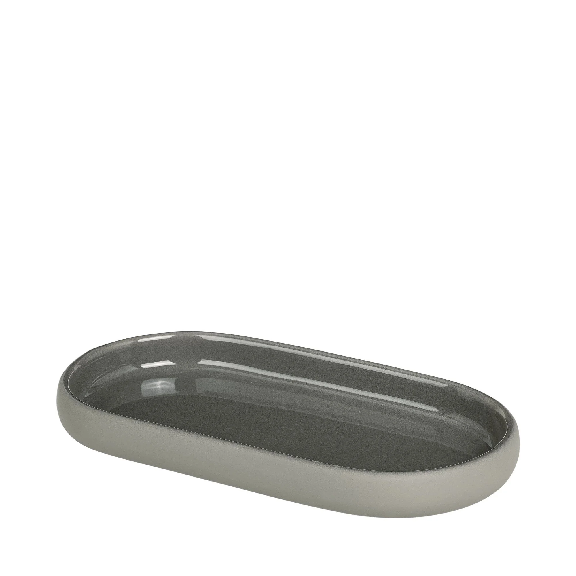 Blomus SONO Ablageschale Tablett aus Keramik mit Soft-Touch Oberfläche