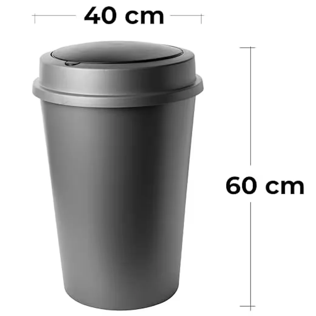 Centi FLIP-Can Biomülleimer 50L mit Klappdeckel und Schnappverschluss